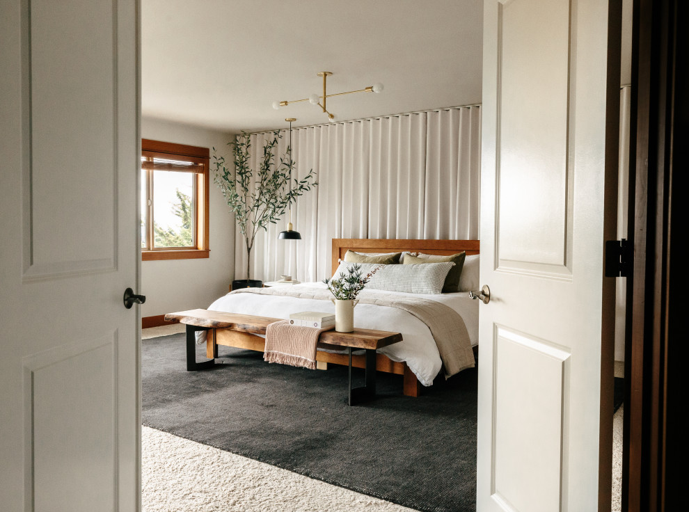 Bright Scandinavian Modern Bedroom | Natural Light & Minimalist Design