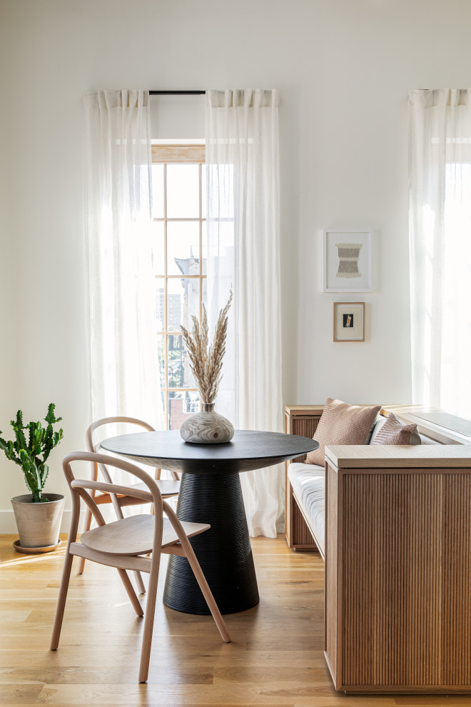 Bright Scandinavian-Modern Dual Living & Dining Area